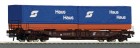 67526 Roco Flat car loaded with containers Haus zu Haus